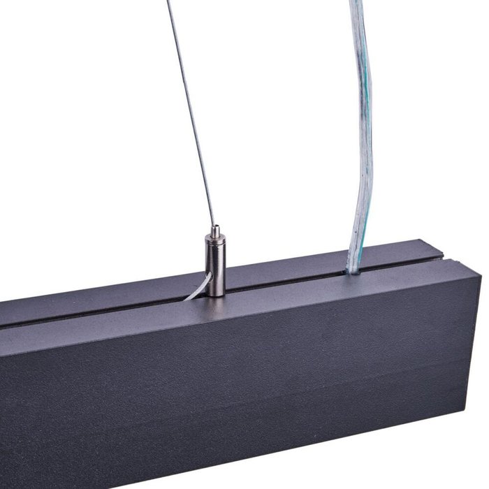 Линейный подвесной светильник Uniel UL-00013496 ULO-K10D 12W/4000K/L50 IP40 BLACK - лучшие Подвесные светильники в INMYROOM