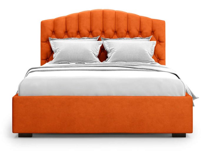 Кровать Lugano без подъемного механизма 160х200 оранжевого цвета