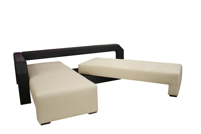 Угловой диван Берн Космо белого цвета  - купить Угловые диваны по цене 73100.0