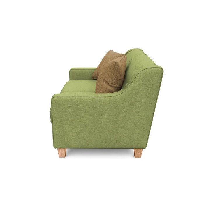 Двухместный диван Агата S зеленого цвета - лучшие Прямые диваны в INMYROOM