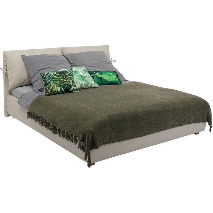 Кровать Scenario серого цвета 180х200 - купить Кровати для спальни по цене 221310.0