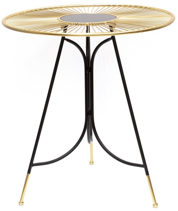 Обеденный стол черно-золотого цвета - лучшие Обеденные столы в INMYROOM