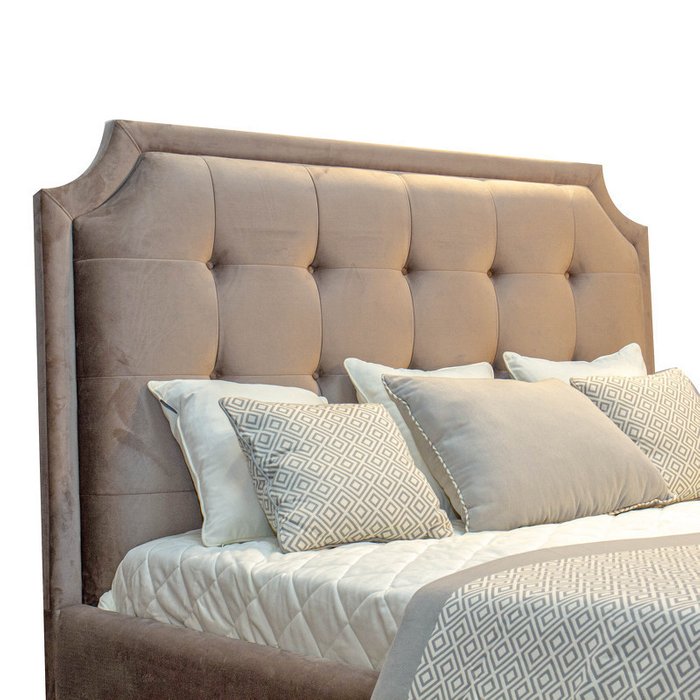 Кровать с решеткой Selection 180х200 бежевого цвета - лучшие Кровати для спальни в INMYROOM