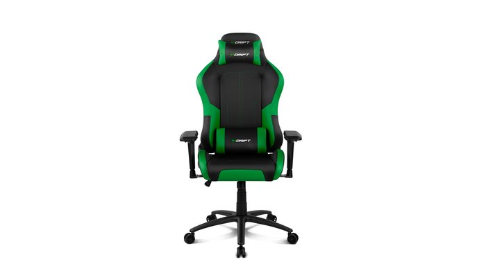 Игровое кресло Drift черно-зеленого цвета
