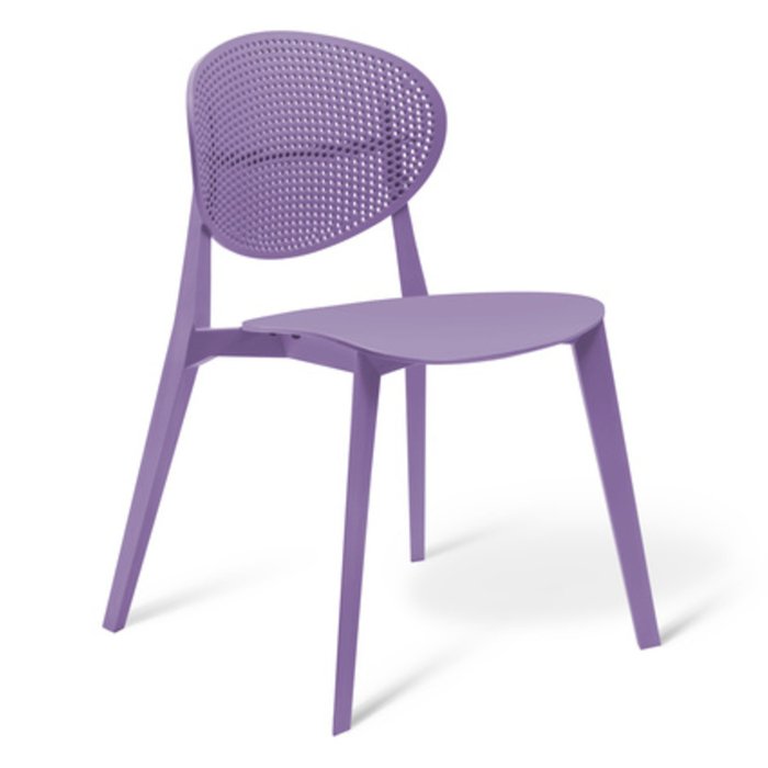 Обеденная группа из стола и четырех стульев сиреневого цвета  - купить Обеденные группы по цене 30770.0
