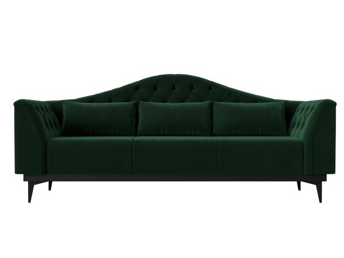 Прямой диван-кровать Флорида зеленого цвета - купить Прямые диваны по цене 54999.0