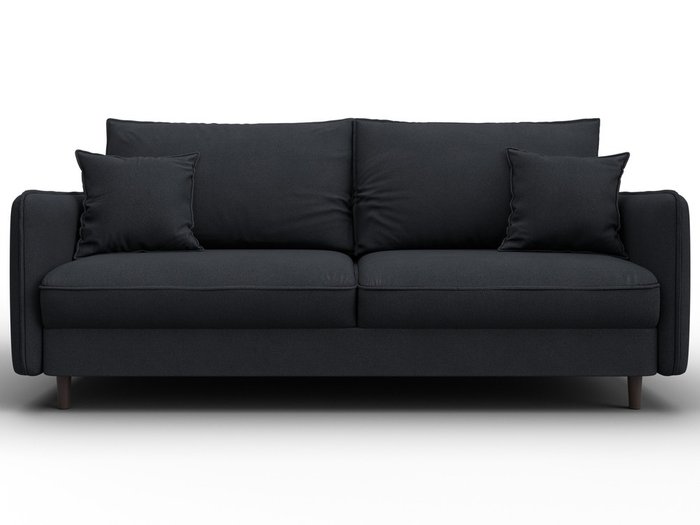 Диван-кровать Лига-064 темно-серого цвета (замша) - купить Прямые диваны по цене 78990 Диван-кровать Лига-064 темно-серого цвета (замша) - купить Прямые диваны по цене 78990