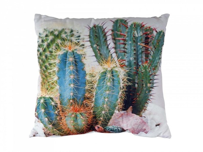 Декоративная подушка Cactus 45х45 с рисунком