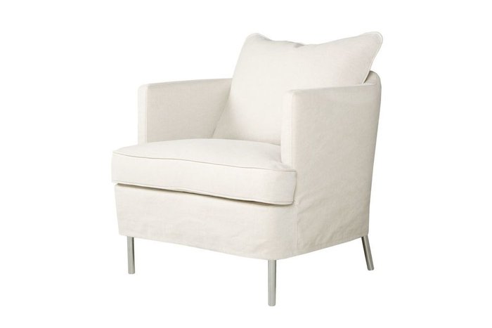 Кресло Julia молочного цвета - лучшие Интерьерные кресла в INMYROOM