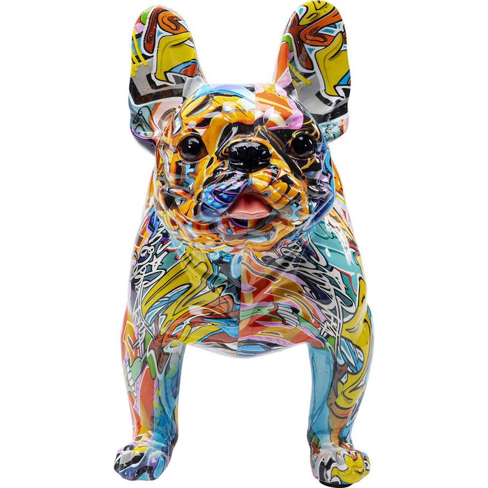 Статуэтка Bulldog сине-желтого цвета - купить Фигуры и статуэтки по цене 31670.0