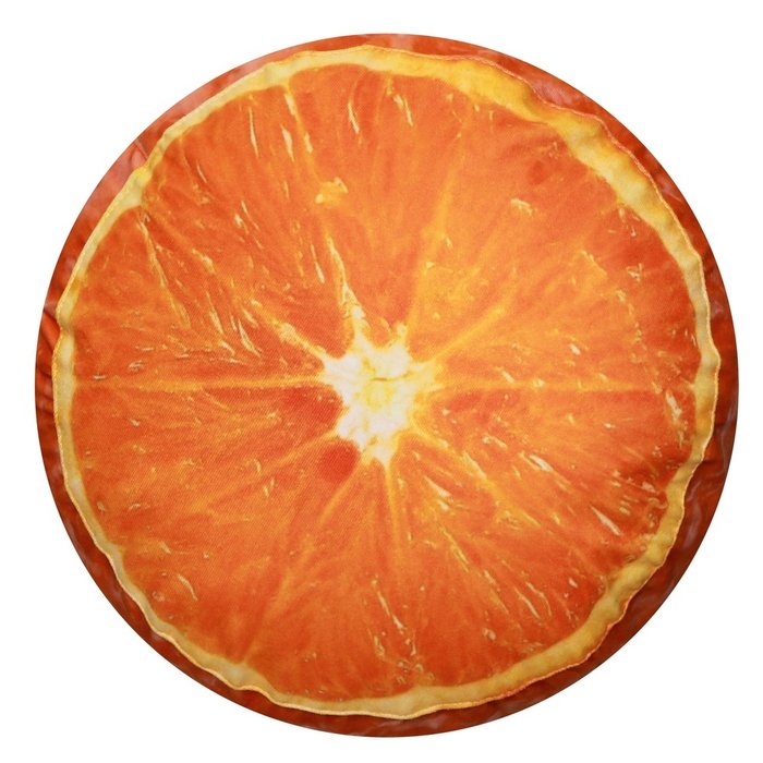 Пуф Апельсин оранжевого цвета - купить Бескаркасная мебель по цене 1690.0