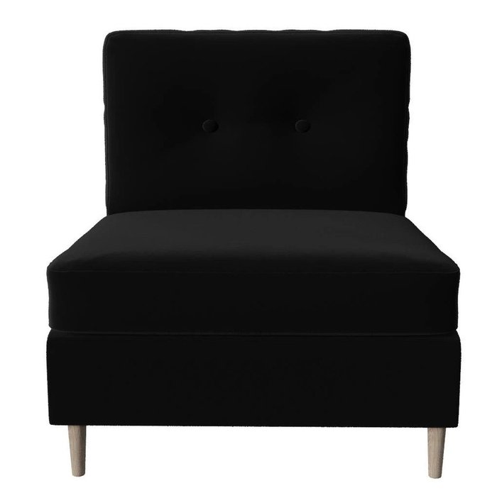 Модуль кресло Белфаст черного цвета - купить Интерьерные кресла по цене 13620.0