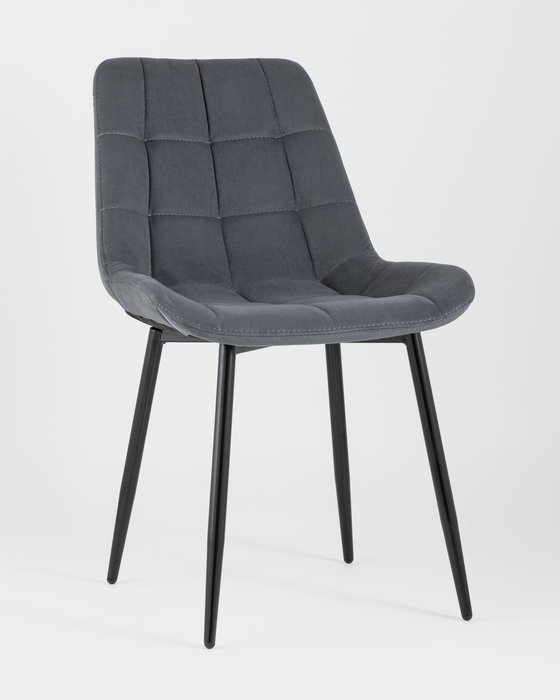 Стул Флекс темно-серого цвета - купить Обеденные стулья по цене 5490.0