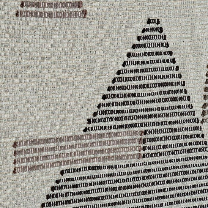 Подвесной декор Без втулки Чёрный Кремовый геометрический Boho 46 x 1 x 64 cm (2 штук) - лучшие Декор стен в INMYROOM