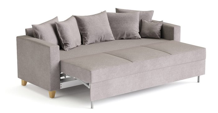 Диван-кровать Эмилио серого цвета - лучшие Прямые диваны в INMYROOM