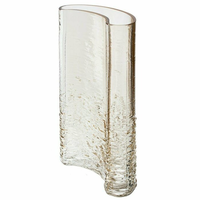 Стеклянная ваза бежевого цвета - купить Вазы  по цене 4154.0