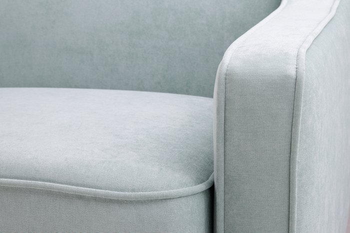 Кресло Арман Комфорт серо-зеленого цвета - купить Интерьерные кресла по цене 44530.0