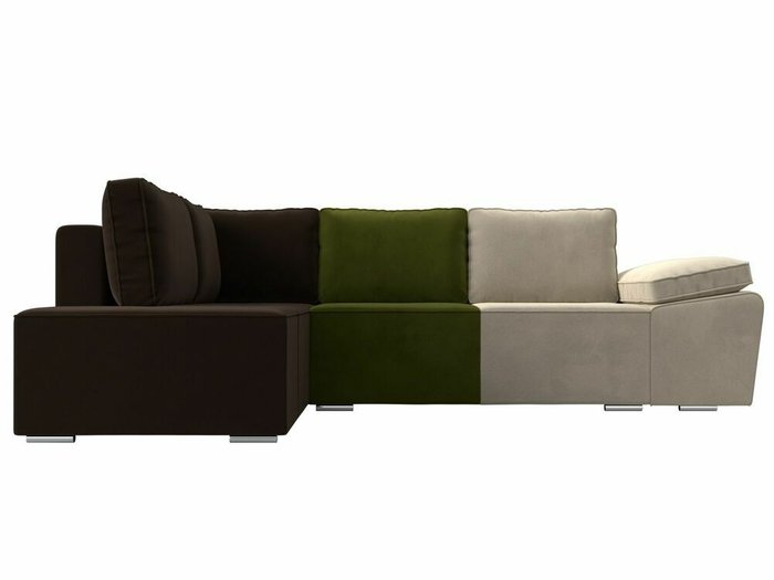 Угловой диван-кровать Хьюго мультиколор левый угол - купить Угловые диваны по цене 59999.0