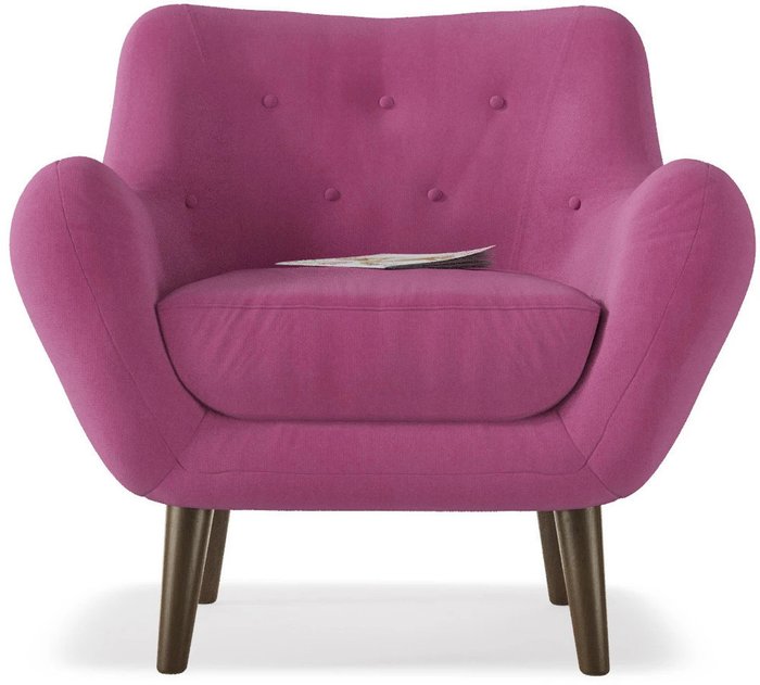Кресло Элефант темно-розового цвета - купить Интерьерные кресла по цене 18448.0