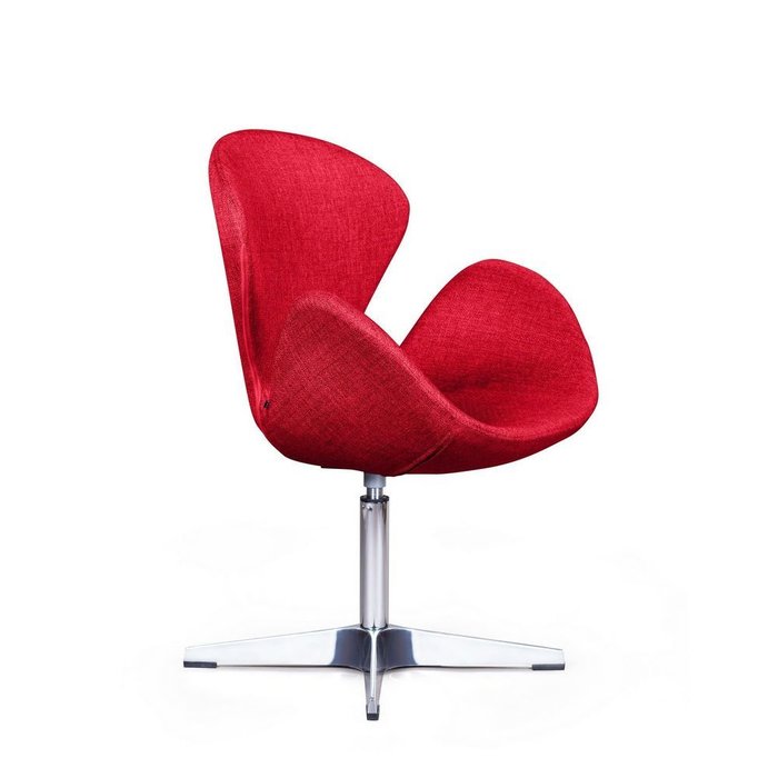Лаунж кресло Swan красного цвета - лучшие Офисные кресла в INMYROOM