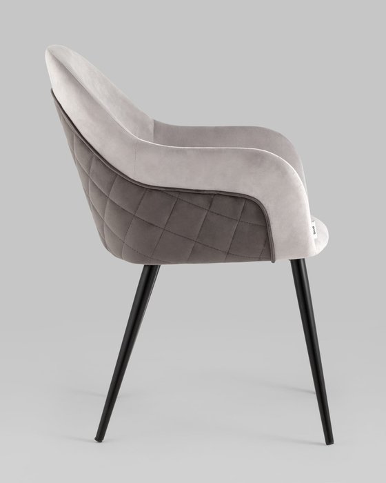 Стул Новел серого цвета - лучшие Обеденные стулья в INMYROOM