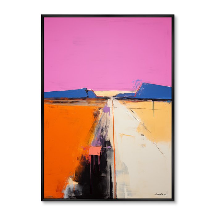 Репродукция картины Landscape collection, Lines of sunset, No 1, 2024г. - купить Картины по цене 24999.0