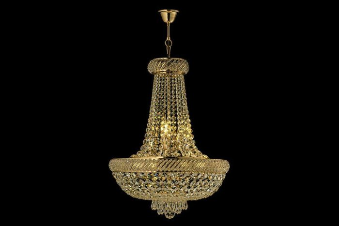 Хрустальная люстра Bari Gold Bari E 1.5.45.200 G (хрусталь, цвет прозрачный) - лучшие Подвесные люстры в INMYROOM Хрустальная люстра Bari Gold Bari E 1.5.45.200 G (хрусталь, цвет прозрачный) - лучшие Подвесные люстры в INMYROOM