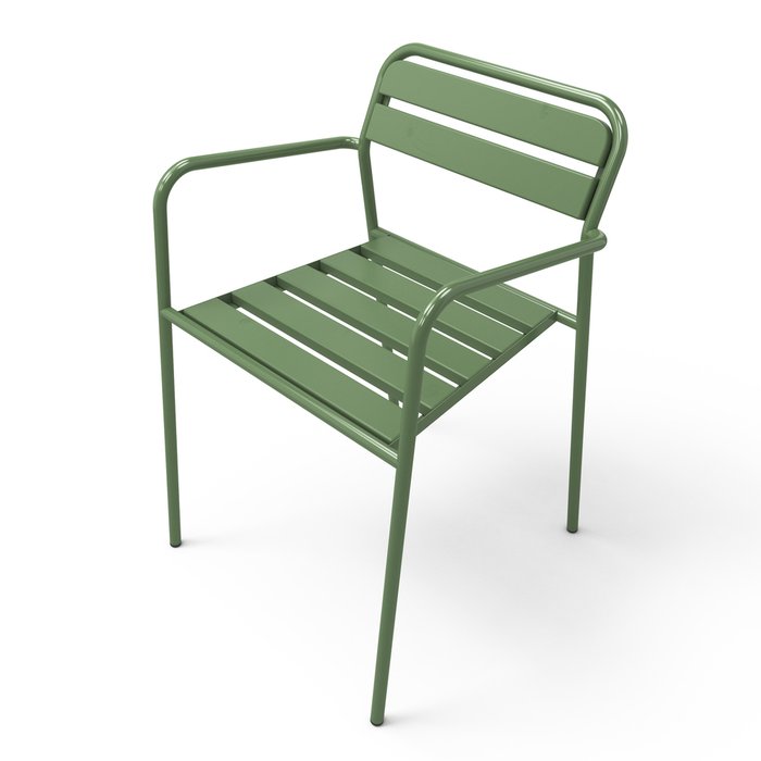 Набор из четырех стульев зеленого цвета - лучшие Садовые стулья в INMYROOM