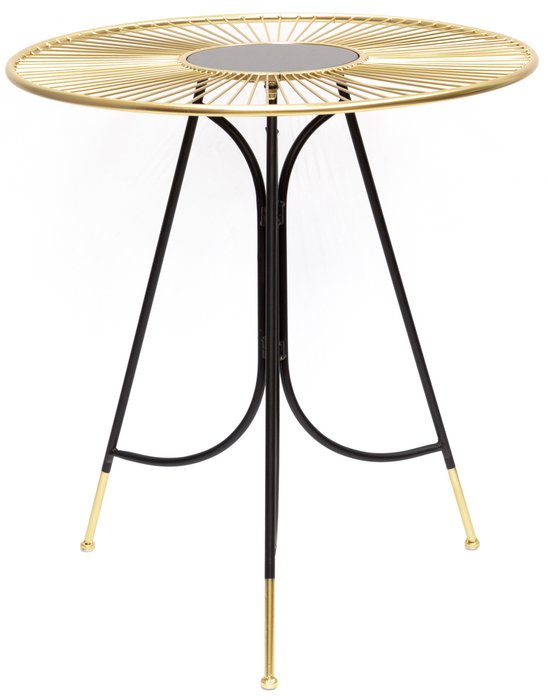 Обеденный стол черно-золотого цвета - купить Обеденные столы по цене 18500.0
