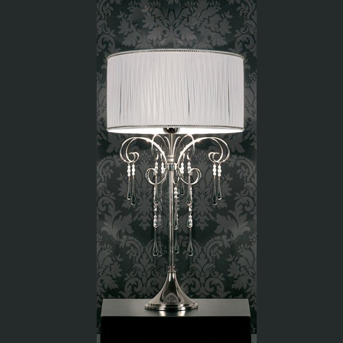 Настольная лампа Jago "Quadrotti" с абажуром белого цвета - купить Настольные лампы по цене 48880.0