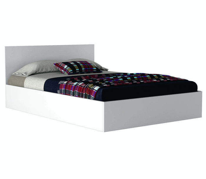 Кровать с двумя тумбами Виктория 160х200 белого цвета - купить Спальные гарнитуры по цене 12950.0
