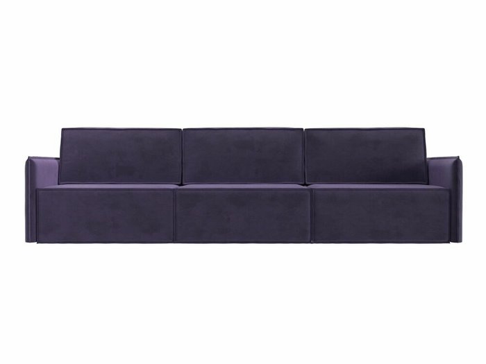 Прямой диван-кровать Либерти лонг фиолетового цвета - купить Прямые диваны по цене 76999.0