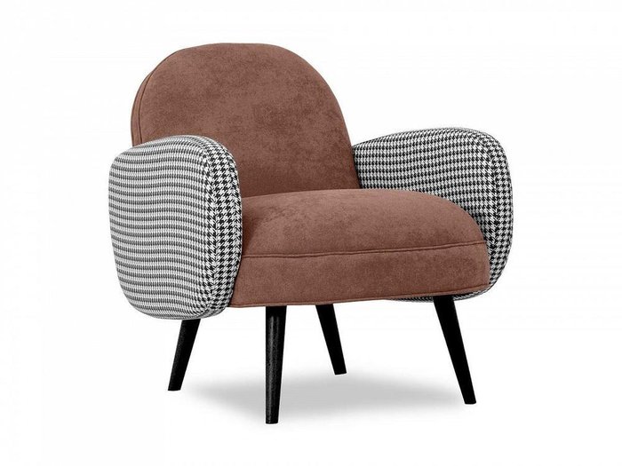Кресло Bordo коричневого цвета - купить Интерьерные кресла по цене 27590.0