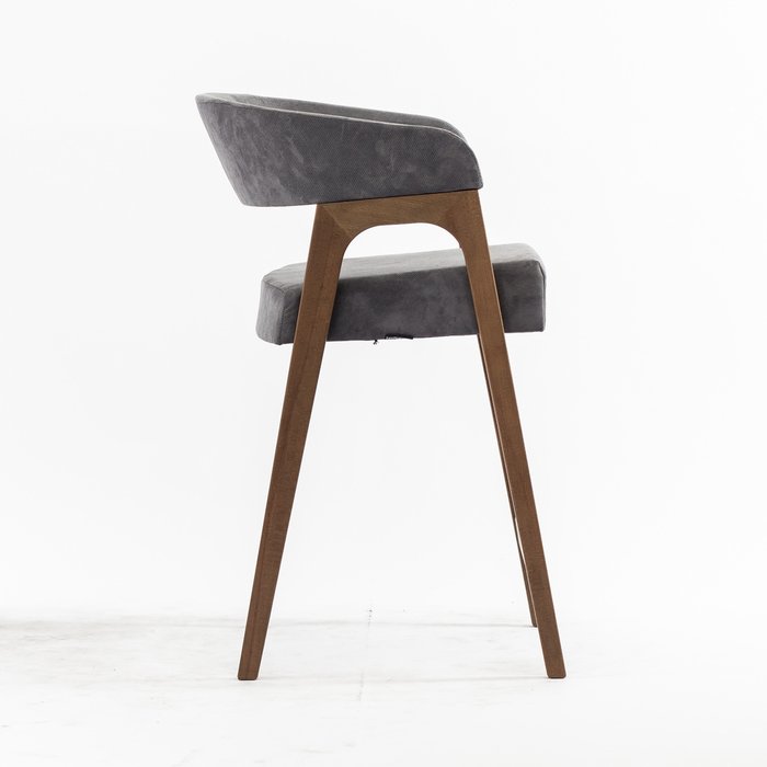 Барный стул Берн темно-серого цвета - лучшие Барные стулья в INMYROOM