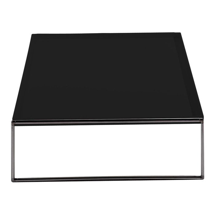 Журнальный столик Trays глянцево-черного цвета большой - лучшие Журнальные столики в INMYROOM