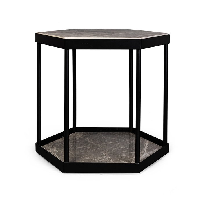 Кофейный столик Entera из металла и мрамора - купить Журнальные столики по цене 15600.0