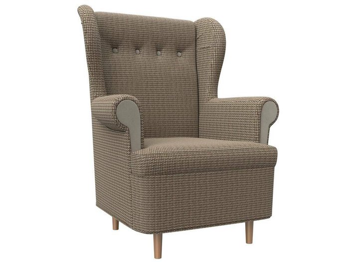 Кресло Торин коричнево-бежевого цвета