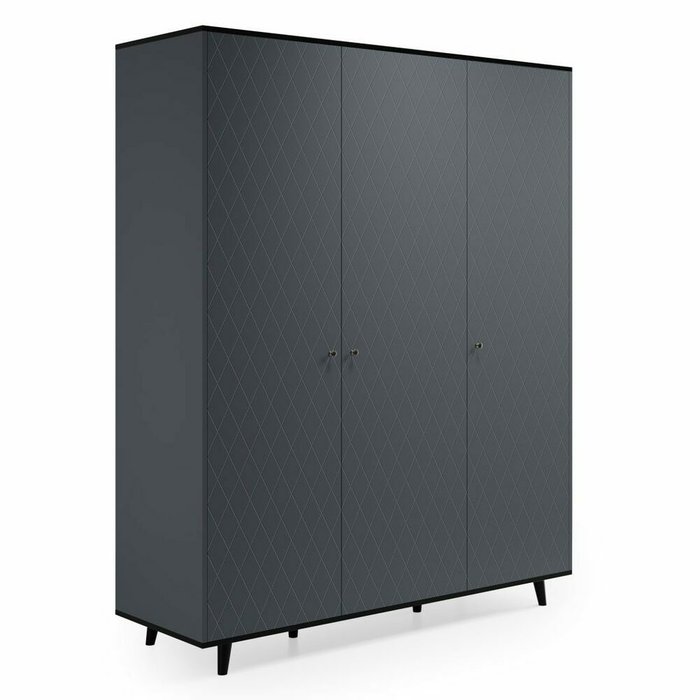 Шкаф Twin TW225 темно-серого цвета Шкаф Twin TW225 темно-серого цвета