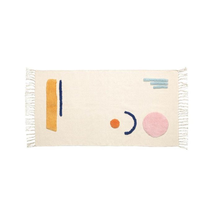 Коврик Magumi 65х120 бежевого цвета Коврик Magumi 65х120 бежевого цвета
