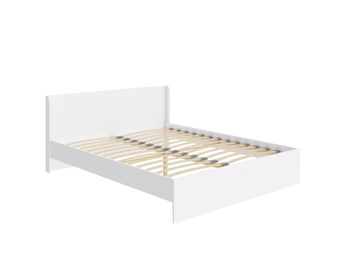 Кровать Practica 140х200 белого цвета - купить Кровати для спальни по цене 11750.0