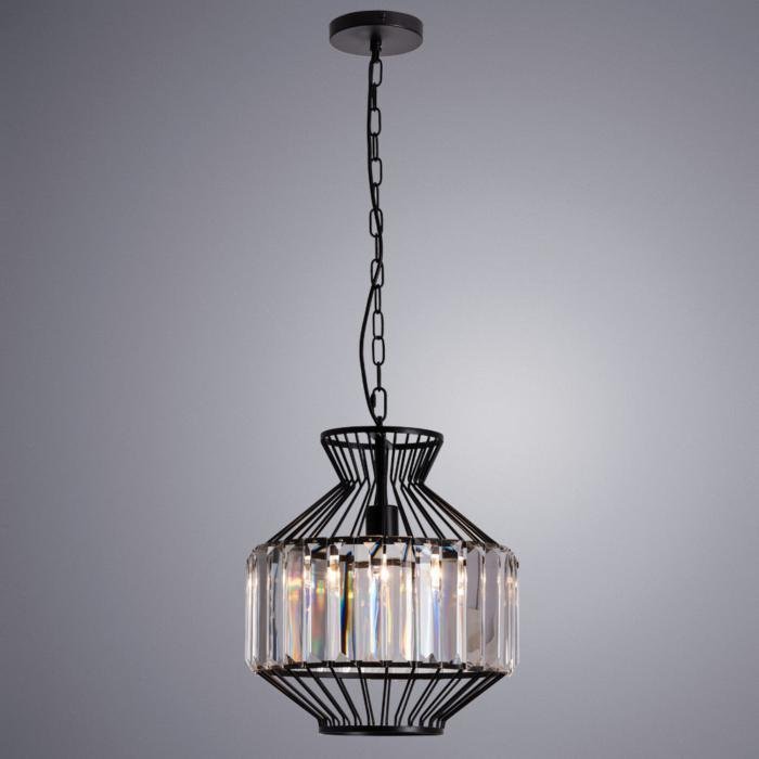 Подвесной светильник Arte Lamp Cassel черного цвета - купить Подвесные светильники по цене 8390.0