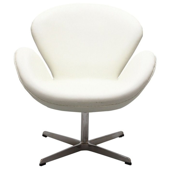 Кресло Swan Chair белого цвета