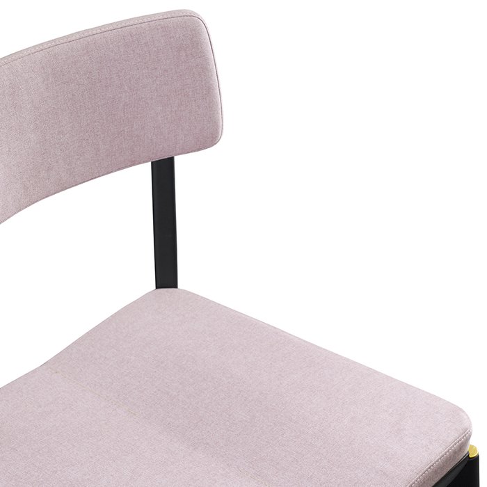 Стул Aska розово-черного цвета  - лучшие Обеденные стулья в INMYROOM