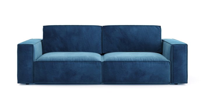 Диван-кровать Модесто синего цвета - купить Прямые диваны по цене 130883.0 Диван-кровать Модесто синего цвета - купить Прямые диваны по цене 130883.0