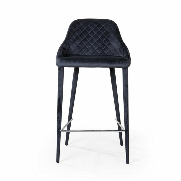 Стул полубарный Douglas черного цвета  - купить Барные стулья по цене 19900.0