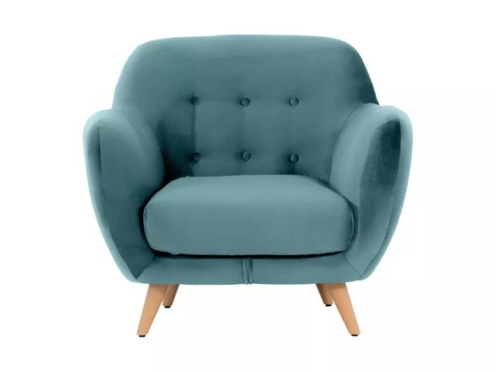 Кресло Loa голубого цвета - купить Интерьерные кресла по цене 36900.0
