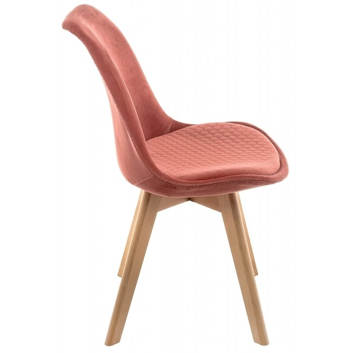 Обеденный стул Bonuss coral кораллового цвета - купить Обеденные стулья по цене 4360.0