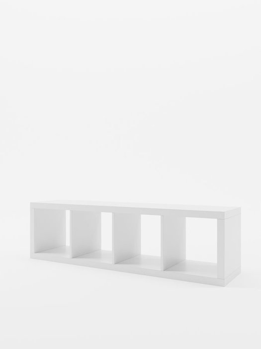 Полка Piano 4x1 белого цвета Полка Piano 4x1 белого цвета
