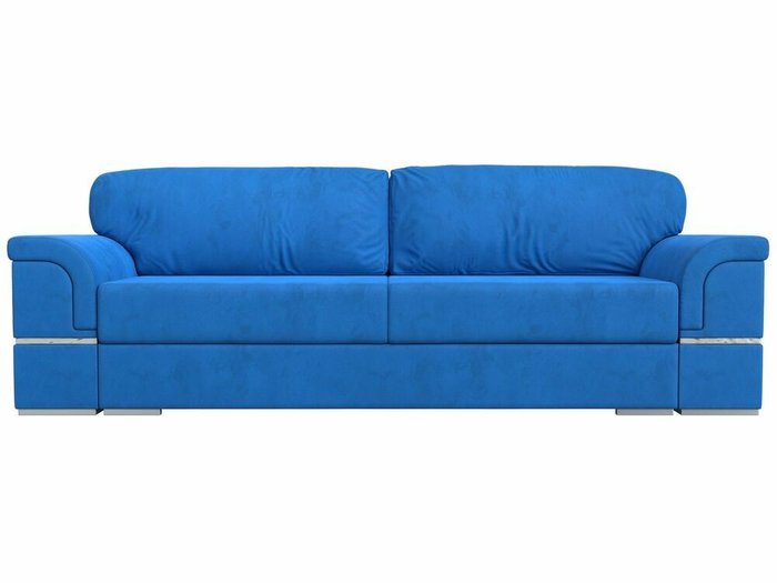 Прямой диван-кровать Порту голубого цвета - купить Прямые диваны по цене 60999.0