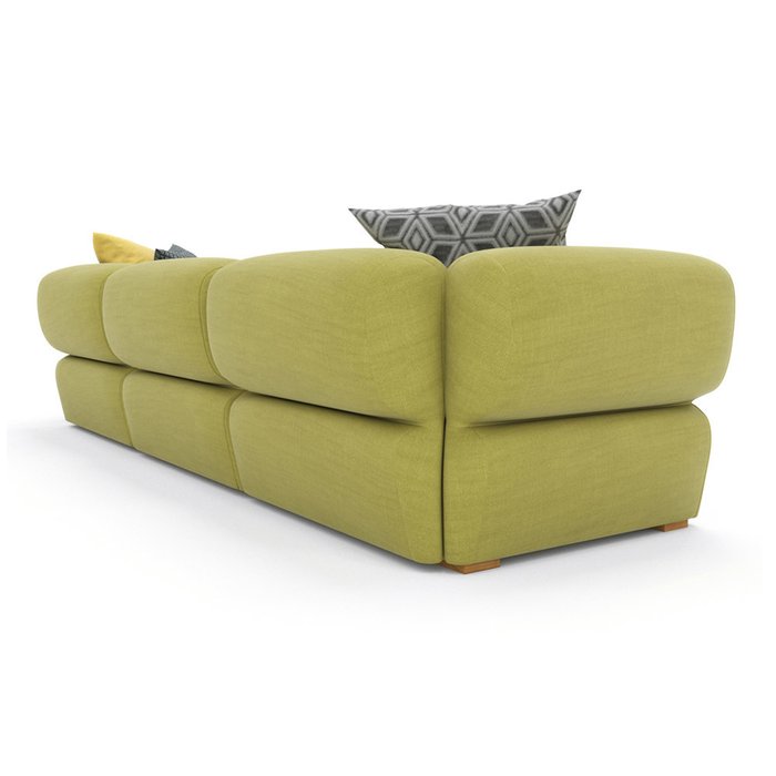  Диван трехместный Fly зеленого цвета - лучшие Прямые диваны в INMYROOM